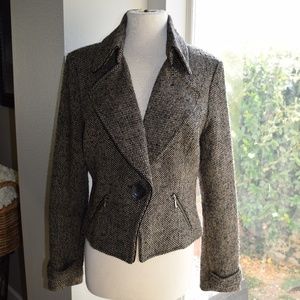 NWT Cabi #638 Tweed Biker Jacket